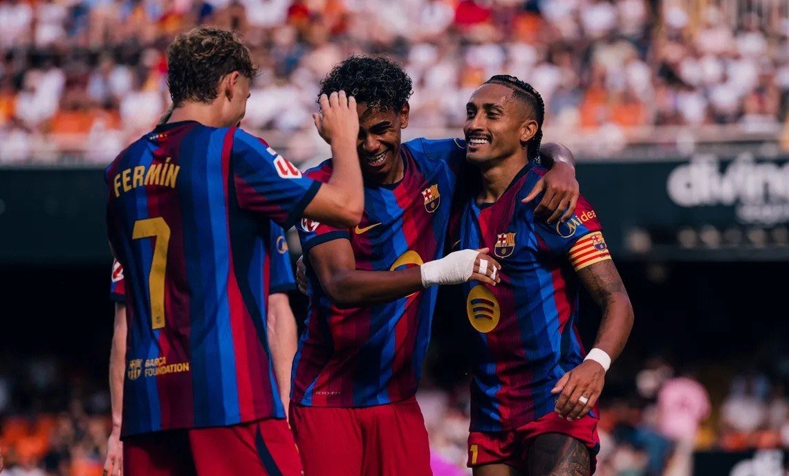Valencia 0-5 Barcelona: Yamal and Raphinha Inspire Dominant Away Win